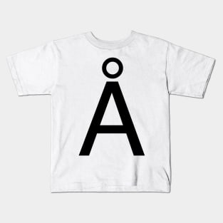 Helvetica Å Kids T-Shirt